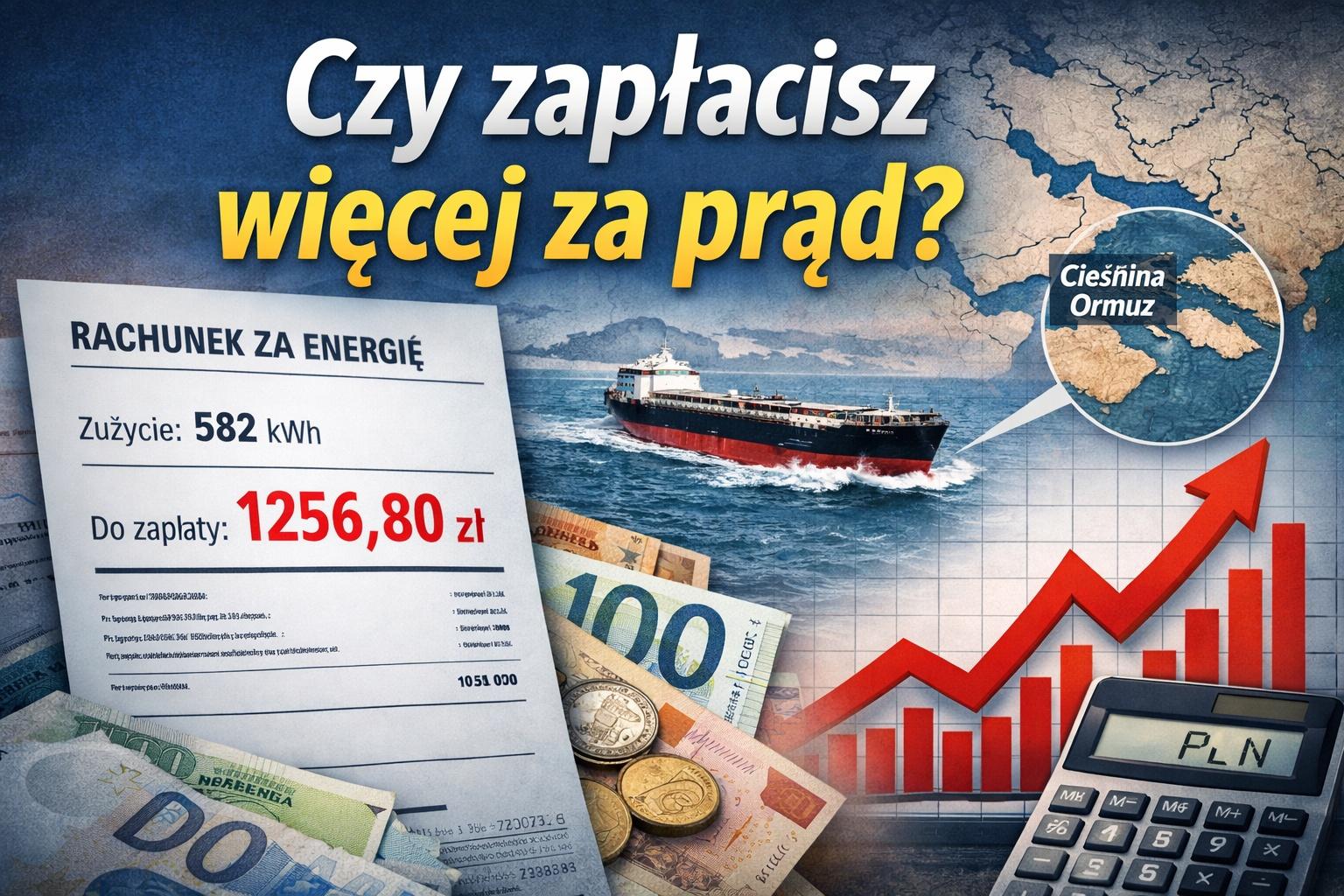 Cieśnina Ormuz a ceny energii w Polsce – czy kryzys podniesie rachunki w 2026?